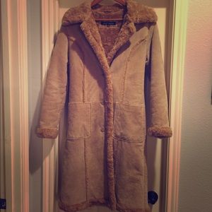 Lovely leather coat made for the cold weather!